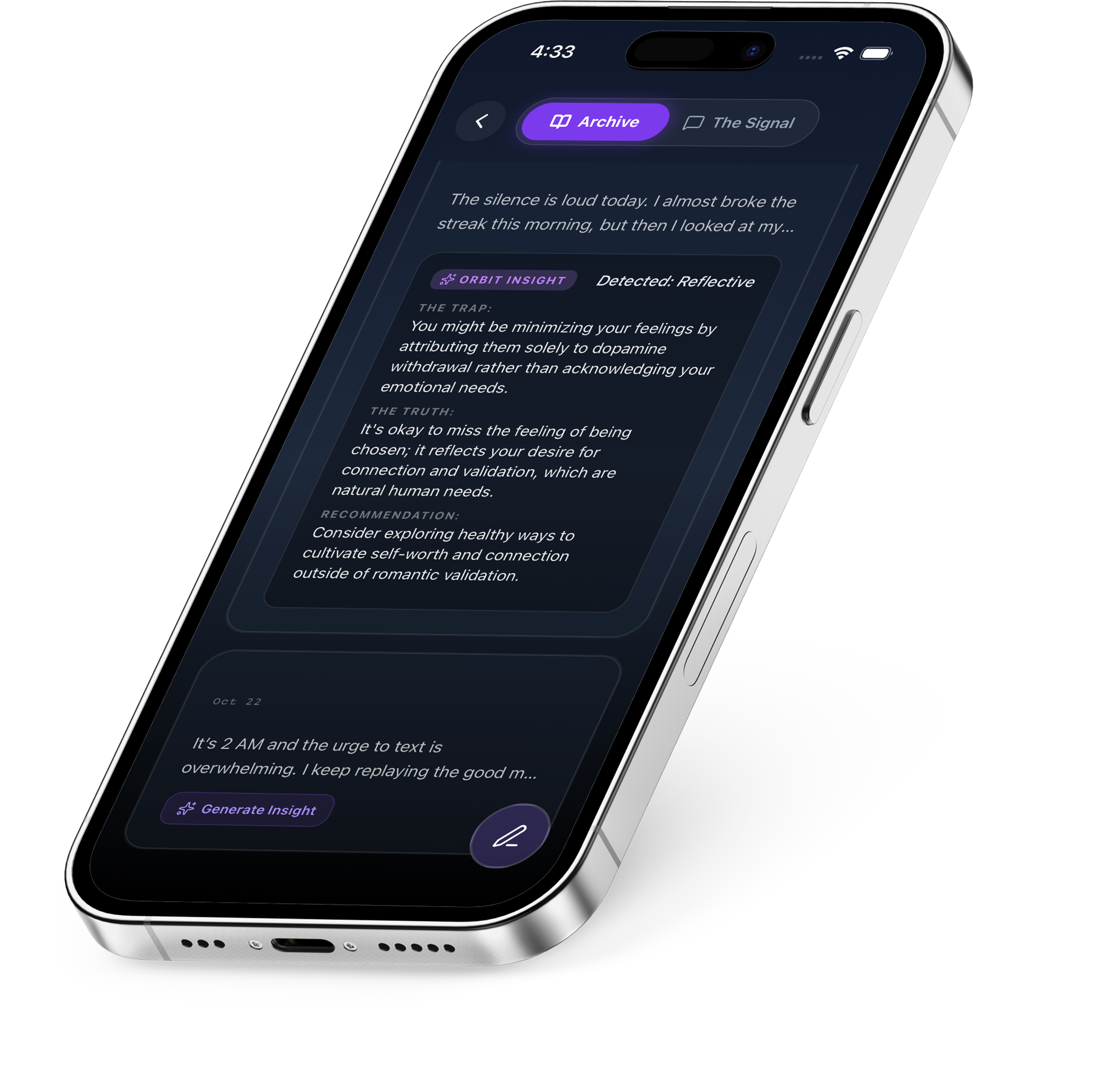 Orbit Journal Interface